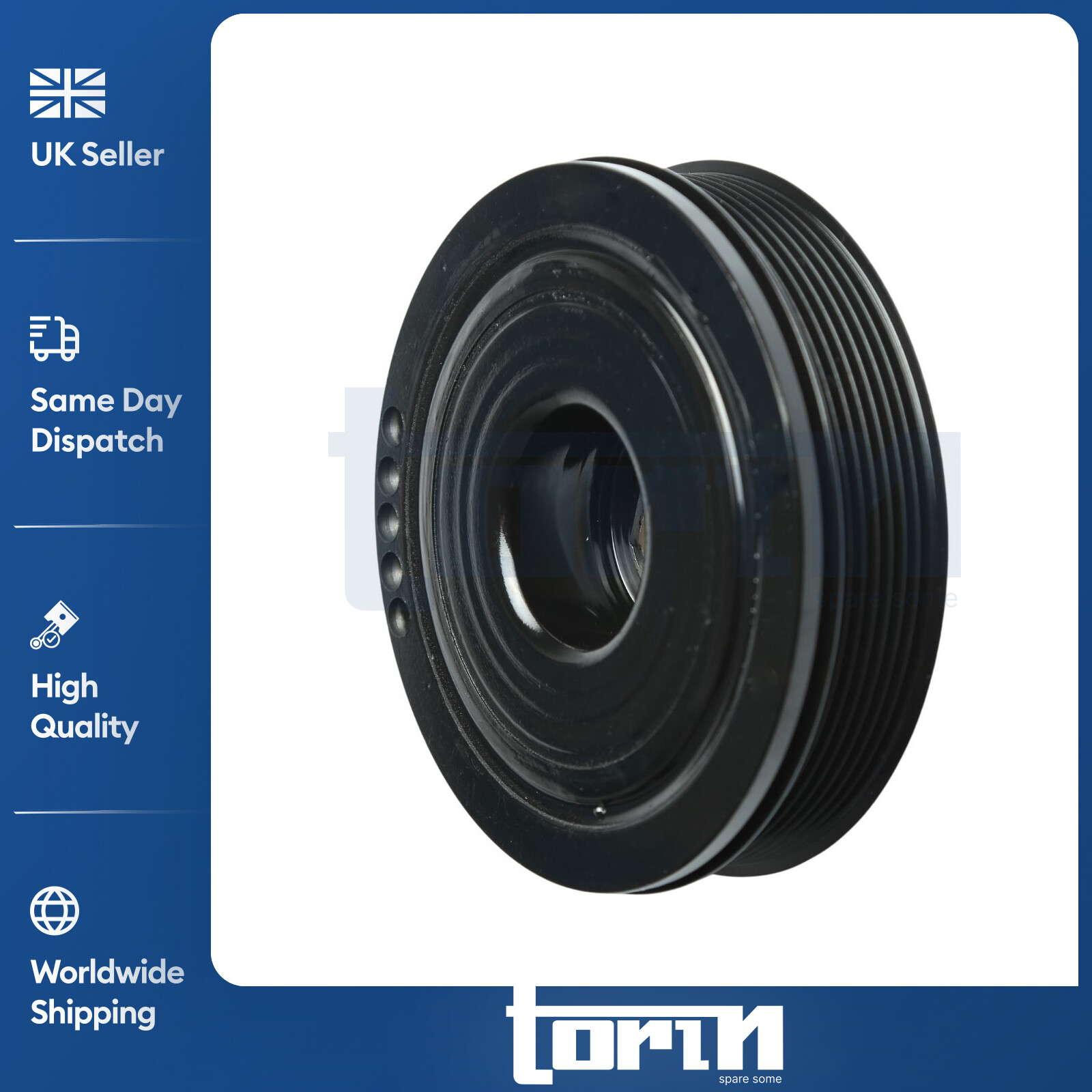 Crankshaft Pulley For Vauxhall Vivaro A Nissan X-Trail Mk3 Renault Trafic II