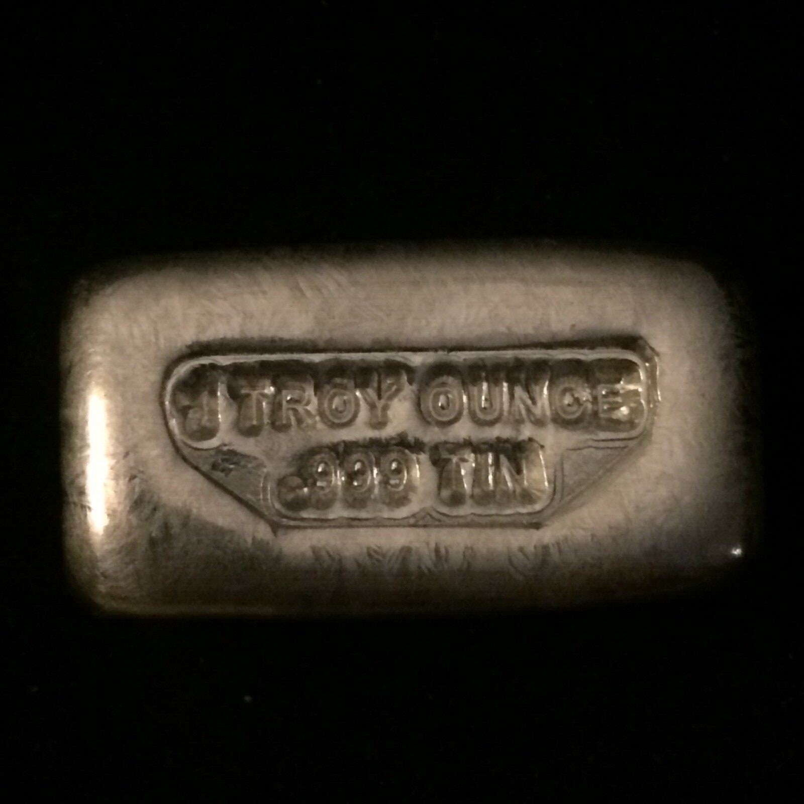 1 TROY OZ .999 Fine TIN HobbiesCrafts-U.S.SELLER FAST S/H. Hand Poured!