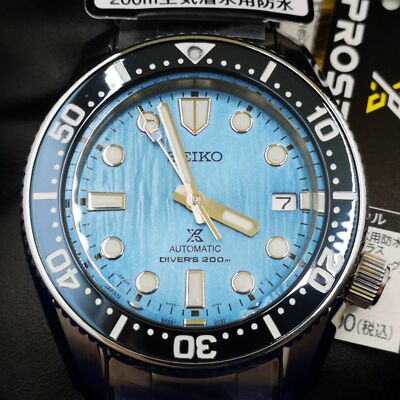 Pre-owned Seiko Prospex Sbdc167 Blue Save The Ocean Model Men's Watch In Box
