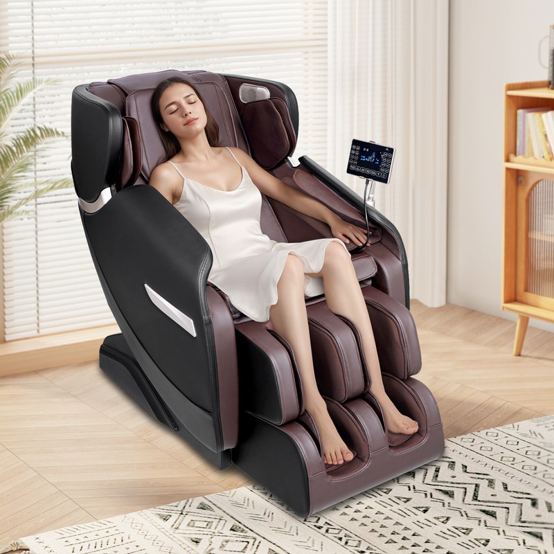 Vevor Fauteuil De Massage Corps Entier Masseur Shiatsu Inclinable 3d 6 Modes