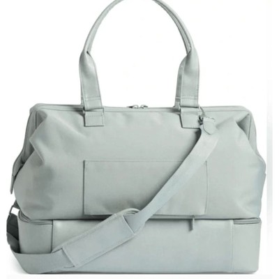 Pre-owned Beis Weekender Bag In Slate Blue Grey In Gray