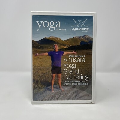 Yoga Journal's John Friend's Anusara Yoga Grand Gathering (3 DVD Set, 2009) New