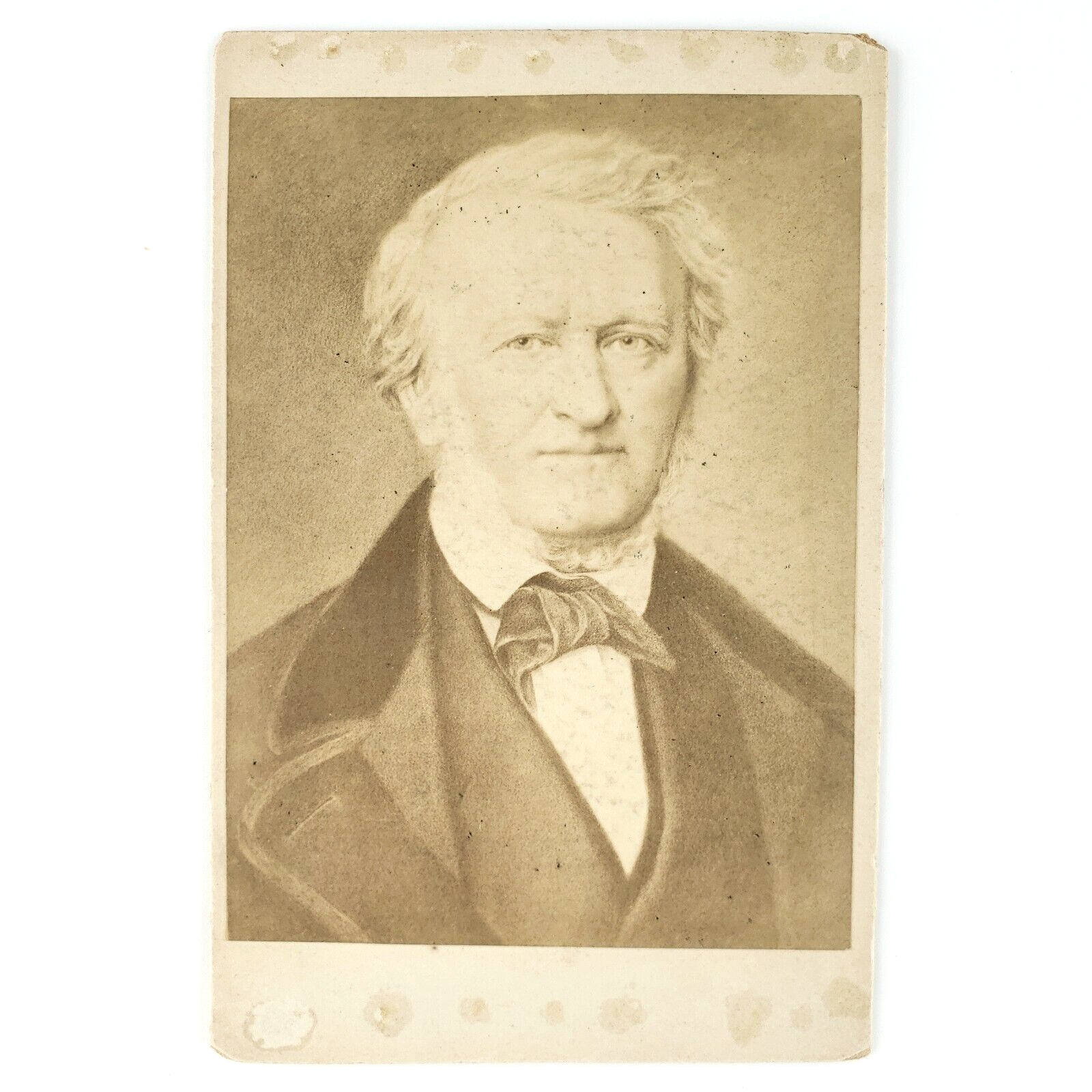 Richard Wagner German Composer Photo c1890 Cabinet Card Art Painting Man C3207 Richard Wagner German Composer Photo c1890 Cabinet Card Art Painting Man C3207