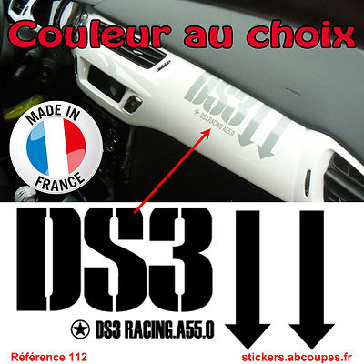 Stickers Dashboard DS3 - Citroen Racing DS 3 Board Interior - 112