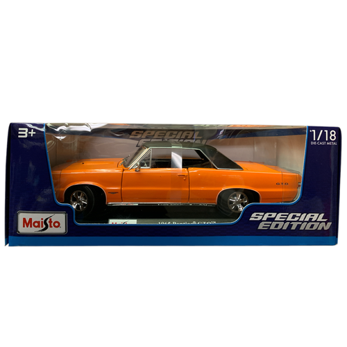 Maisto Special Edition 1/18 Scale Die Cast Metal 1965 Pontiac GTO