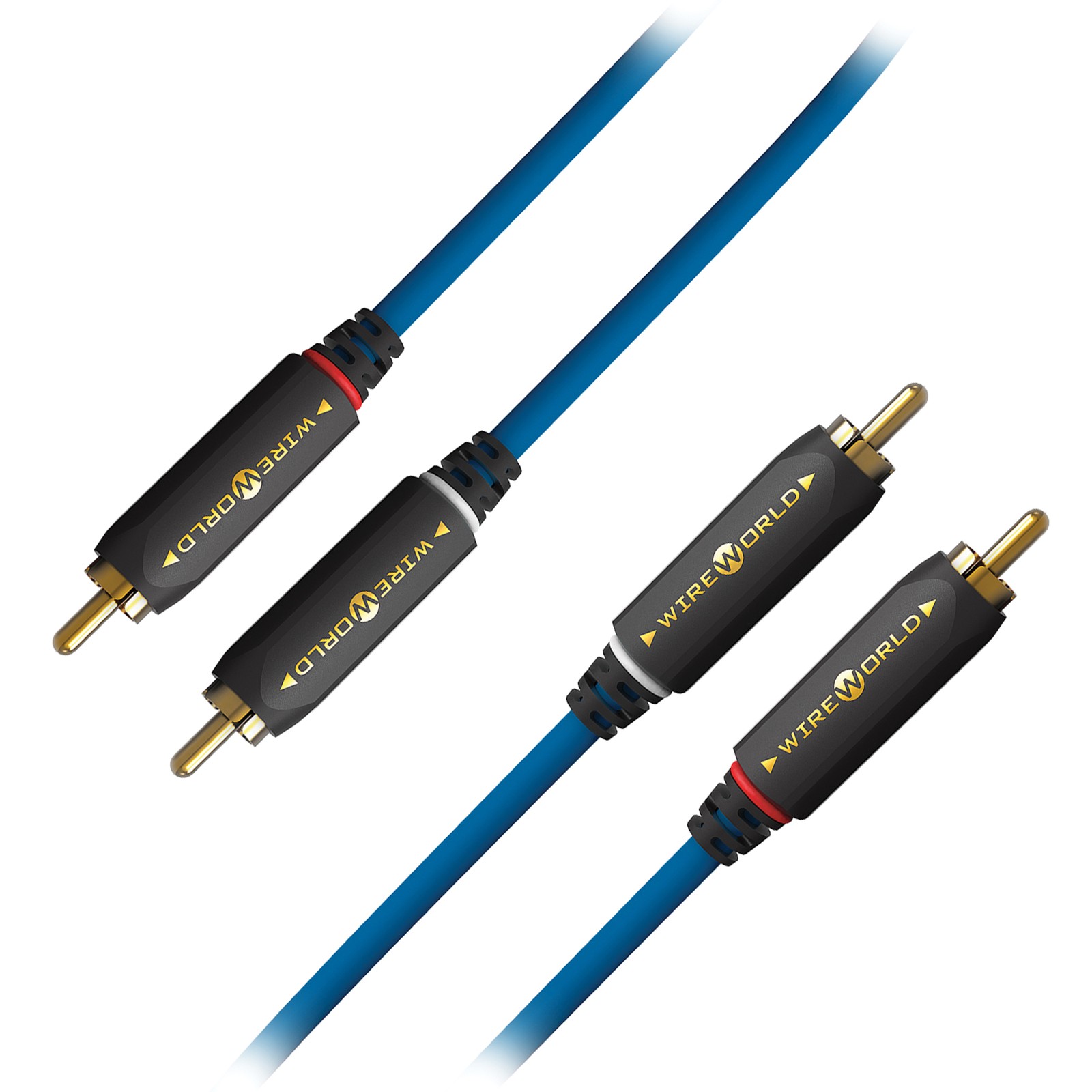 WIREWORLD Stream 10 Interconnect Cable – DNA HELIX® OFC - 2xRCA <-> 2xRCA - 2m