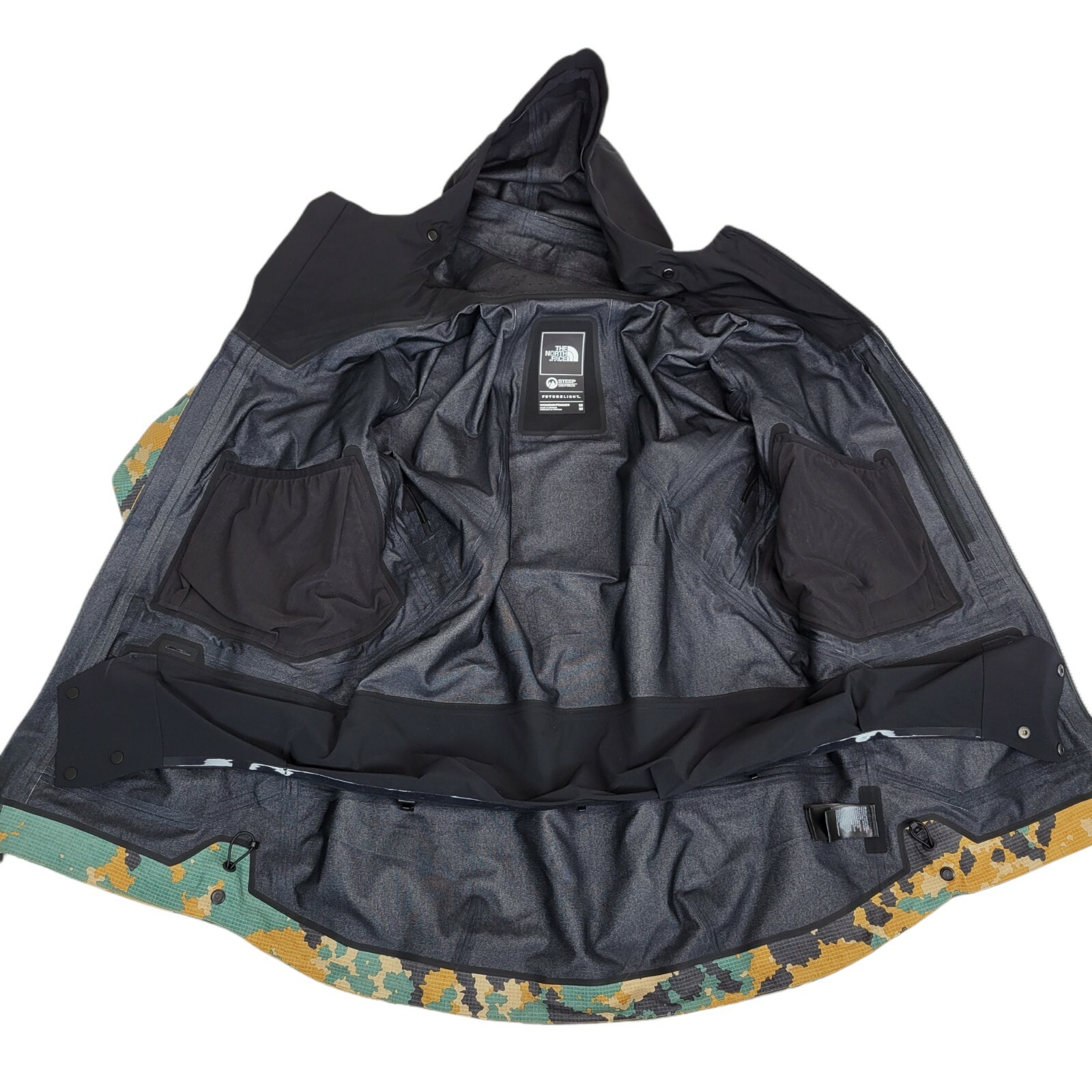 Pre-owned The North Face Womens Medium Futurelight Steep Series A-cad Jacket Digital Camo In Multicolor