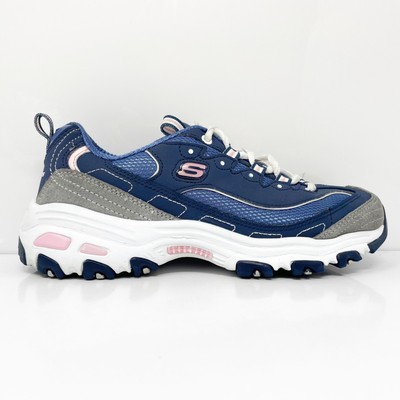 

Skechers Womens D Lites 11947 Синяя Повседневная Обувь Кроссовки Размер 6.5, Синий, D Lites