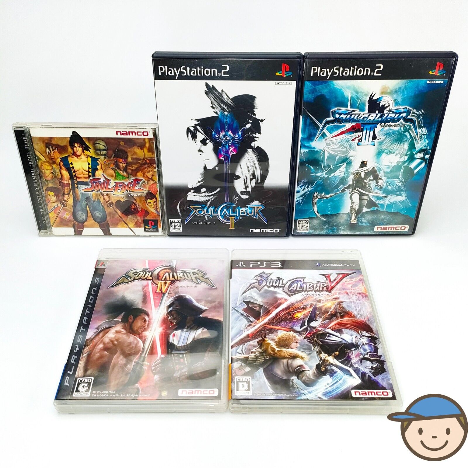 PlayStation Soul Edge Soul Calibur Ⅱ Ⅲ IV V 2 3 4 5 Namco PlayStation Soul Edge Soul Calibur Ⅱ Ⅲ IV V 2 3 4 5 Namco