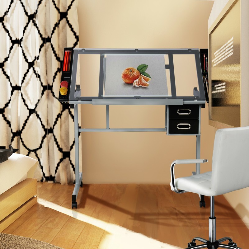 Adjustable Drafting Drawing Craft Art Artist Desk Table Board Home