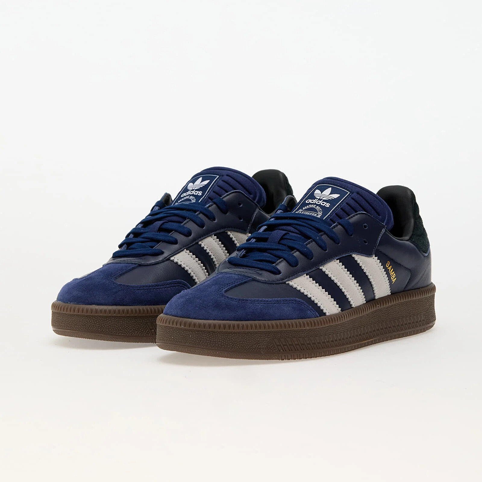 ★adidas★ Samba XLG White Blue IE9182 Adidas Samba XLG Cloud White / Royal Blue - Oct 2024