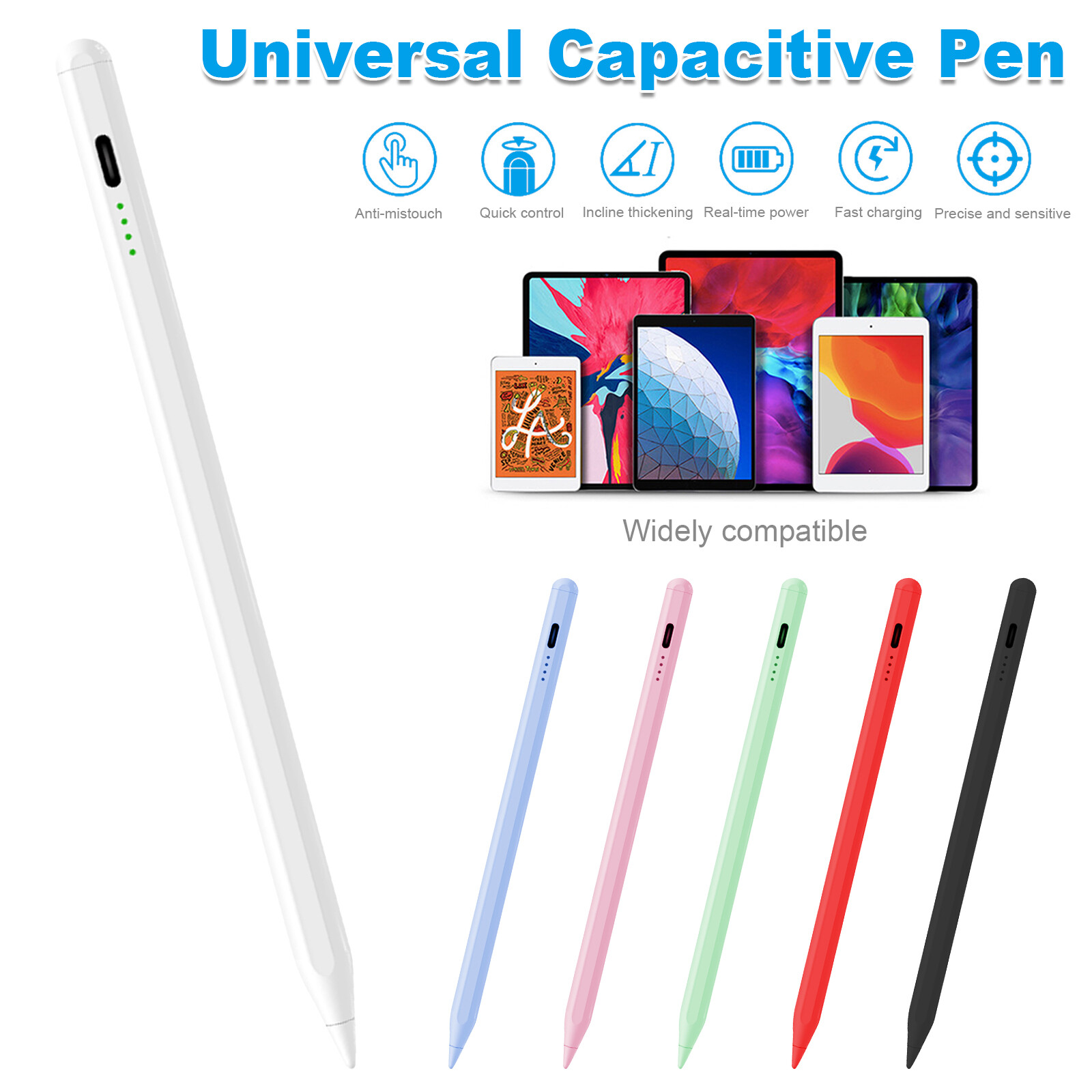 For Lenovo M11 11"/M10/M9/M8 Sensitive Stylus Pen Touch Screen Draw Write Pencil