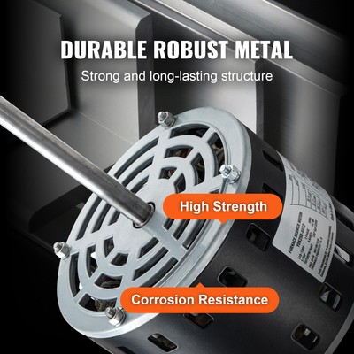 1/3HP Furnace Blower Motor 110-120V 4.4A 1075RPM 4 Speeds 48 Frame 1 Phase