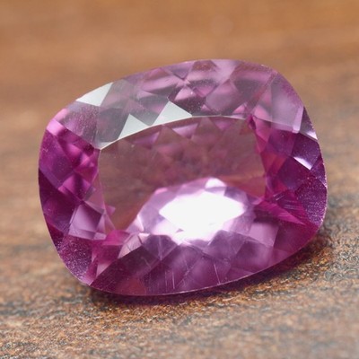 Amazing Natural Pink SAPPHIRE Cushion 9.95 Ct CERTIFIED Loose Gemstone For Ring