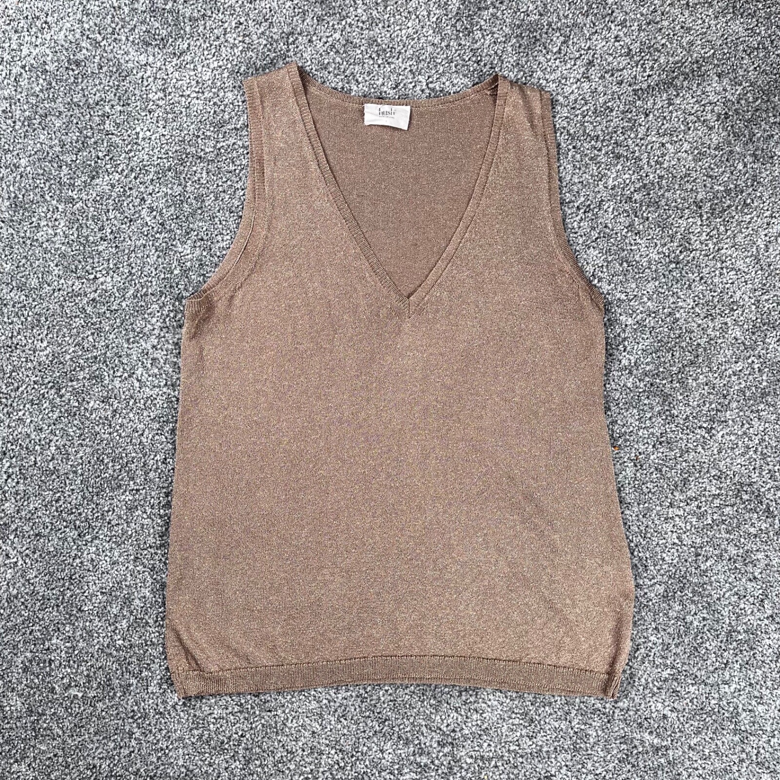 humoresque vest (  nude beige ) Eco Celestine Fluid Vest | GUESS