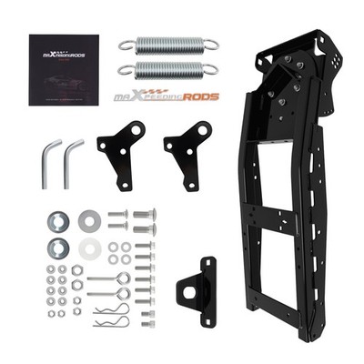 ATV Plow Mount for Kawasaki/KYMCO UTV 2000-2024 Black Steel Coated