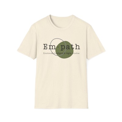 Unisex Short Sleeve Tee for Empaths, Introverts and Intuitive People, Great Gift