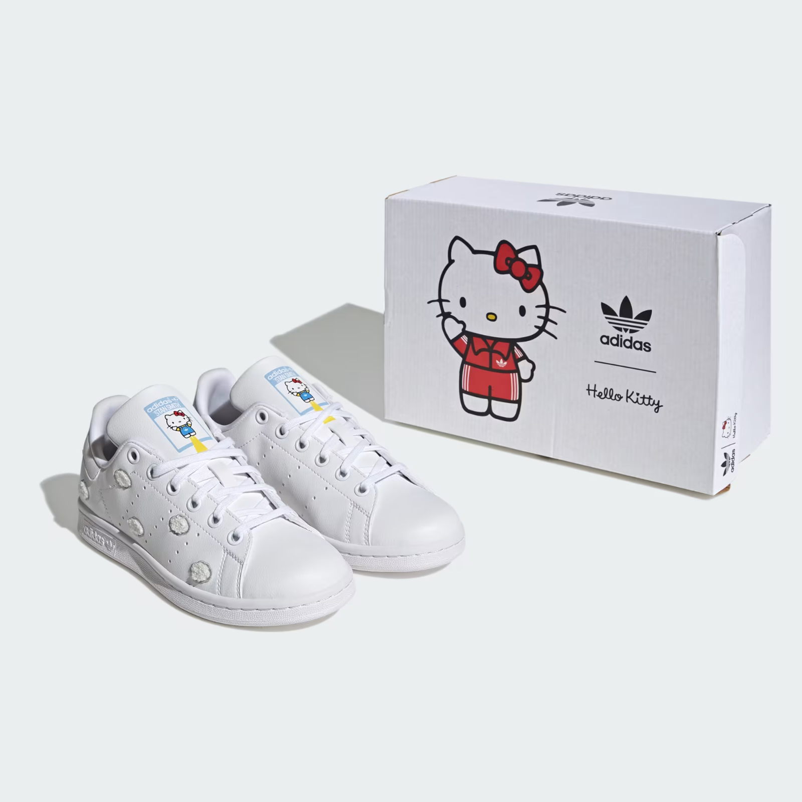 靴 adidas Stan Smith W Hello Kitty 235 adidas Originals x Hello Kitty Stan Smith J White Pink Kids