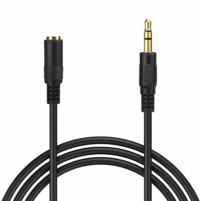 3.5mm 1/8'' Stereo Audio Headphone Extension Cable Male to Female M/F MP3 Lot USA