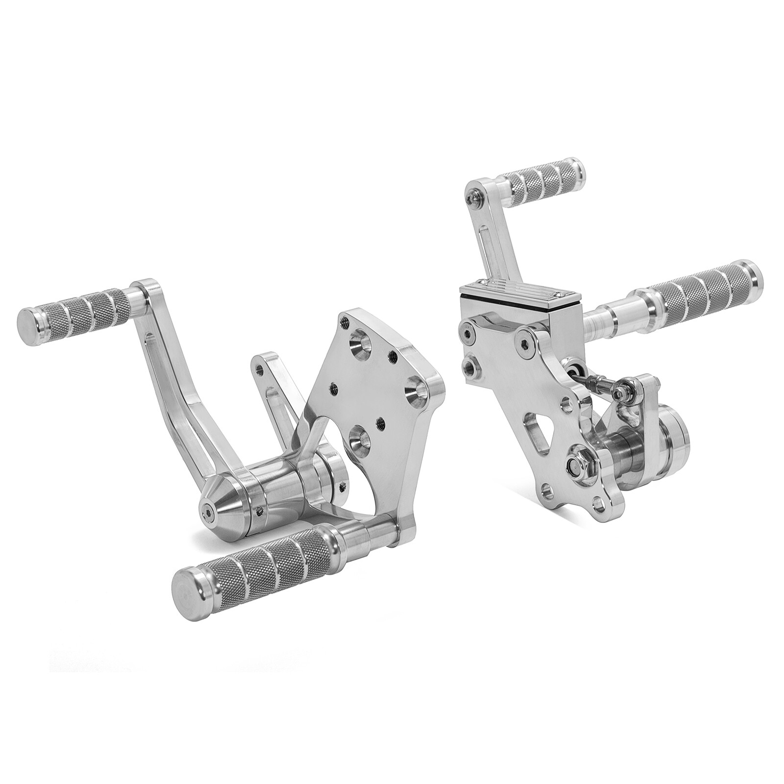 Polished 3" Forward Controls for Harley Softail 2000-2017 Fatboy Deluxe Heritage