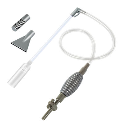 Aquarium Fish Tank Pump Clean Vacuum Siphon Water Change Gravel Cleaner