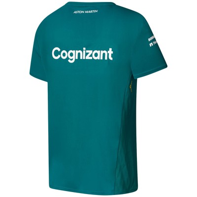 ASTON MARTIN F1 ASTON MARTIN F1 FORMULA 1 COGNIZANT 2022 OFFICIAL TEAM T-SHIRT WOMENS