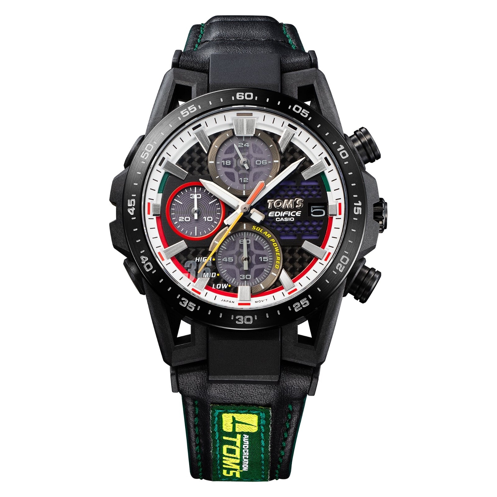 Pre-owned Casio Edifice Efss641tms1a Tom's 50th Anniversary Chronograph Sospensione Watch