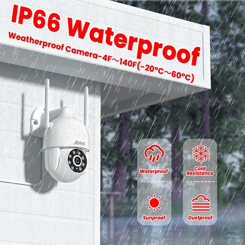 ANRAN HD 5MP Wireless WIFI IP Security Camera For CCTV System Outdoor IR Night