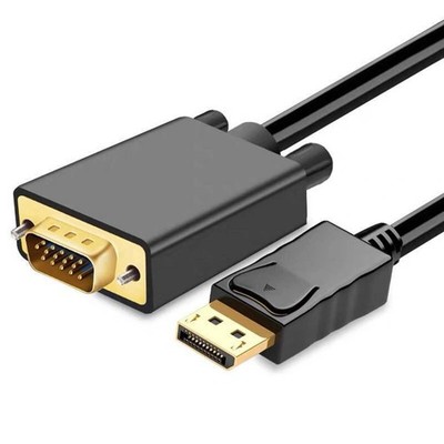 Tyenaza DisplayPortaufVgaAdapterkabel, Stabiles Und Effizientes 1,8 M Langes ...