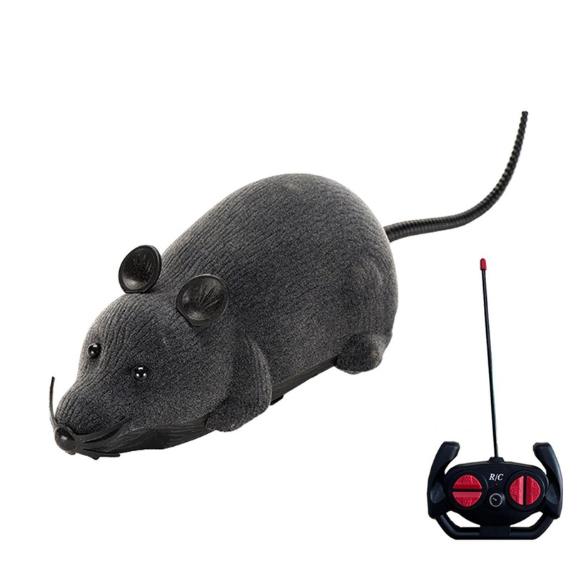 Wireless Remote Control RC Rat Electronic Mouse for Cat Dog Pet Toy Novelty