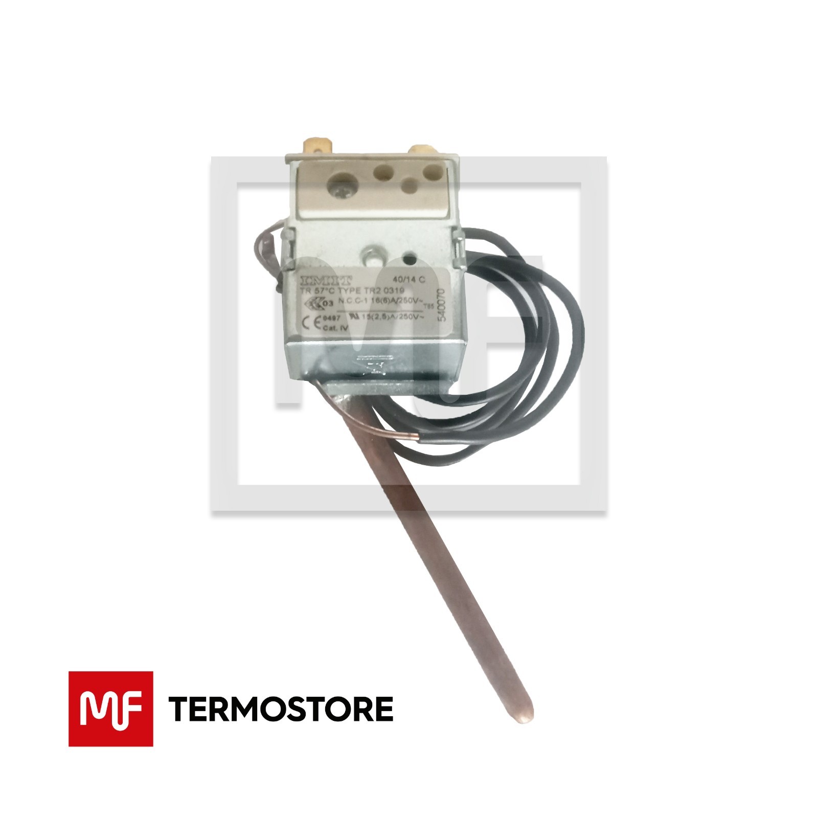 SENSORE SONDA TERMOSTATO ACQUOSTATO 57 &deg;C ACQUA CALDAIA CHAFFOTEAUX CMI 60100606