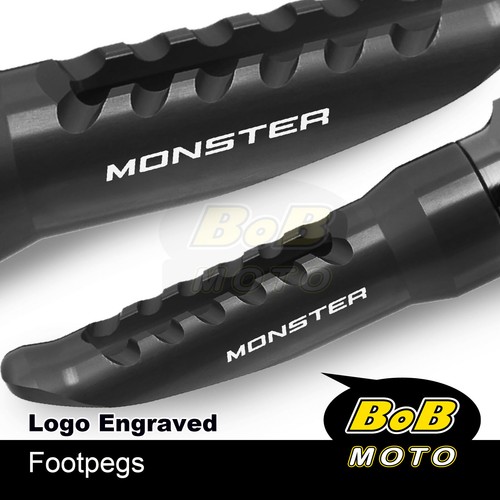 zero -1000パワーチャンバー　フィットGD3 CNC BOB Anti-slip Front Foot Pegs For Ducati Monster 821