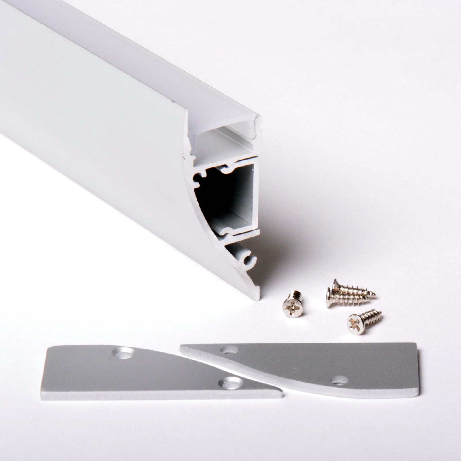 3m 4317 43x17mm PROFILO ALLUMINIO APPLIQUE DA PARETE PER STRISCE STRIP LED