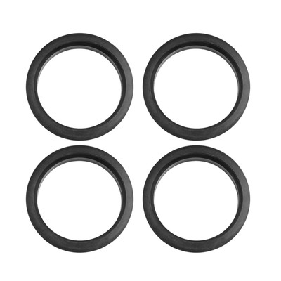 Zentri Sche Ringe für Radnabe 73.1 bis 59.1mm - 4 Stück schwarzer Kunststoff