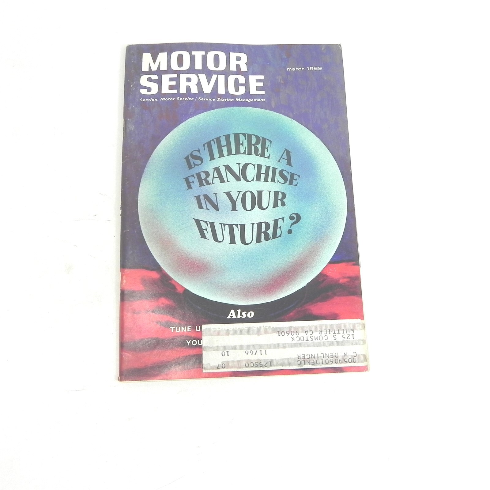VINTAGE 1969 MARCH MOTOR SERVICE MAGAZINE REPAIR GUIDE BOOK