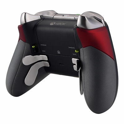 Soft Touch Red Right Left Side Rails Panels for Xbox One Elite Controller 1698