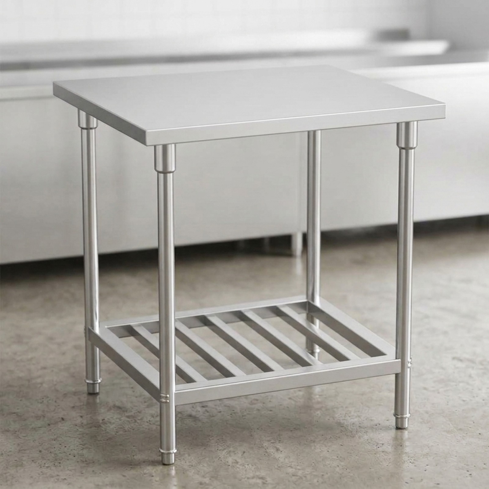 SOGA Commercial Stainless Steel Prep Work Bench 80 x 70 x 85cm