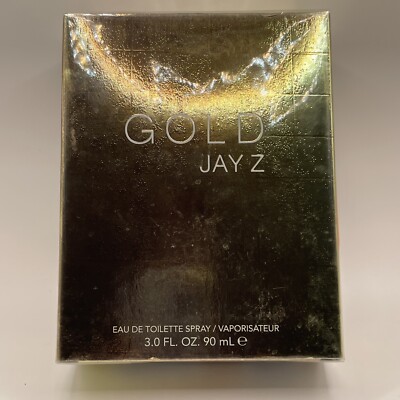 Jay Z  GOLD 3 oz 90 ml EDT Spray For Men Cologne Rare - New & Sealed Fragrance