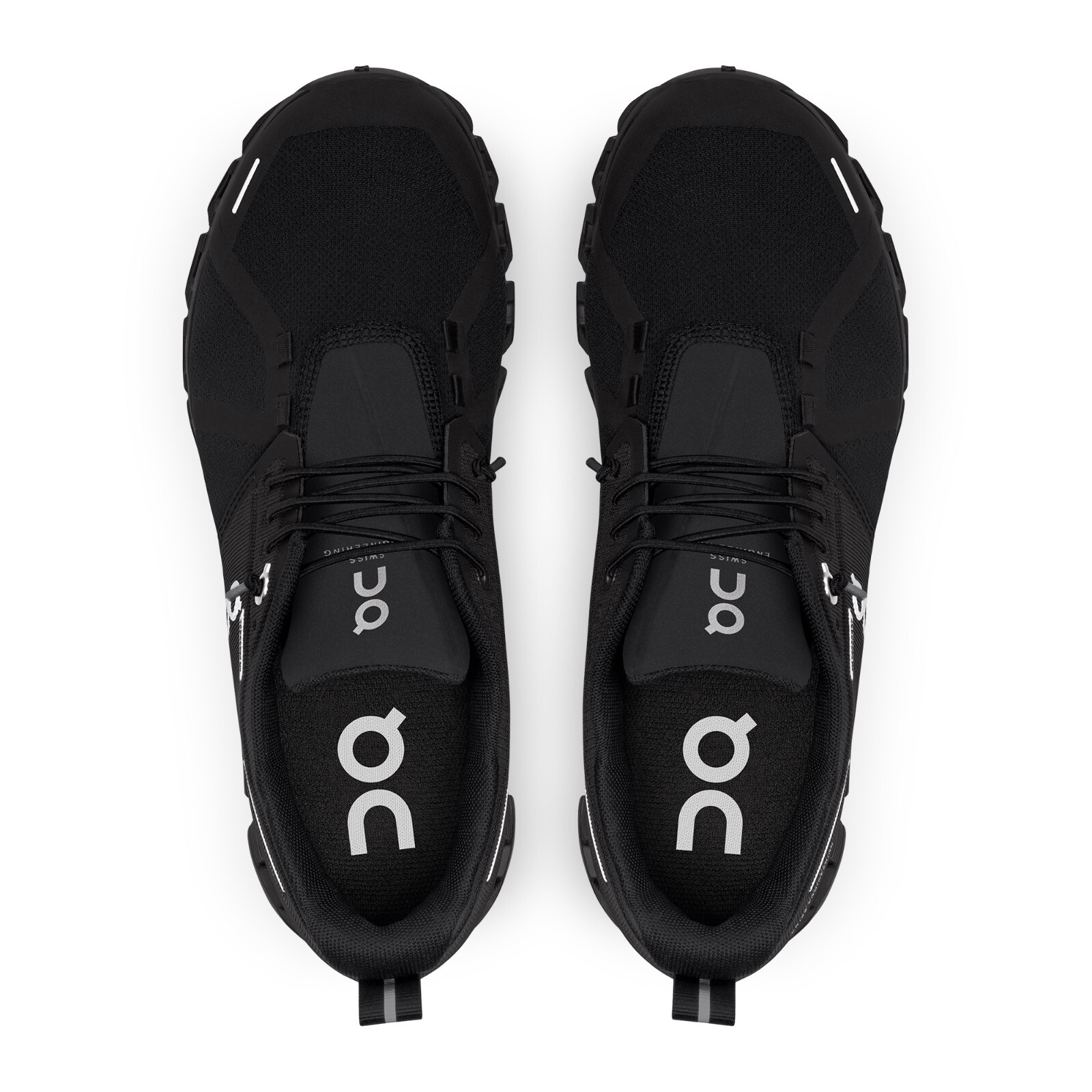 Pre-owned On Cloud 5 Waterproof All Black 59.98838 Cloudtec Women's Lifestyle Shoes