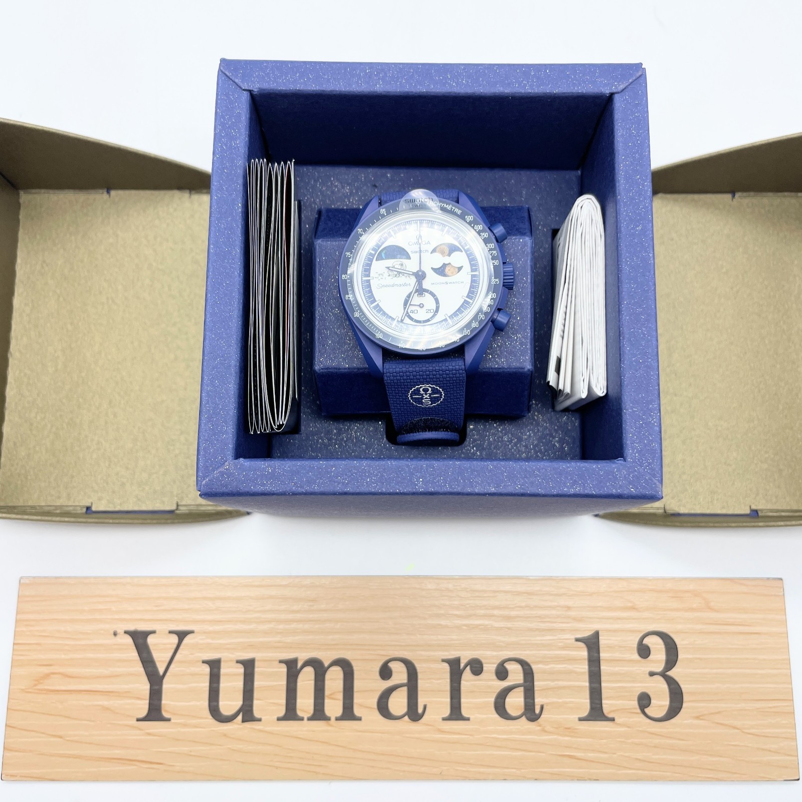 Omega x Swatch Snoopy Mission to Earthphase Moonshine Gold