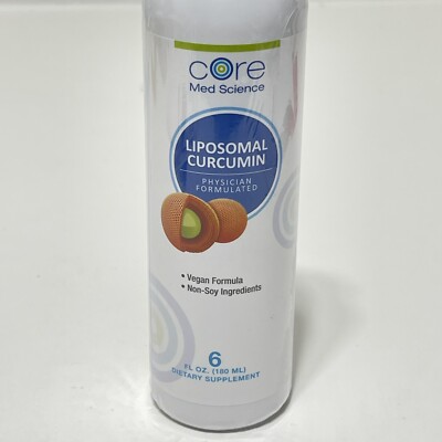 CORE Liposomal Curcumin Resveratrol 200mg Curcumin and 75mg Resveratrol 6 Fl Oz
