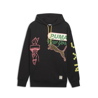 PUMA Mens Wardrobe Essentials Bright Lights NYC Flagship Hoodie