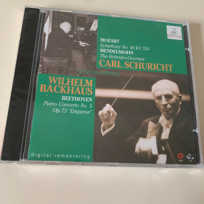 Carl Schuricht, Wilhelm Backhaus - Mozart, Beethoven/ CD, NEUF SOUS BLISTER