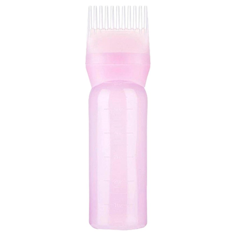 Dyeing 120ML Comb Hair Brush Tools Applicator Shampoo Dye Hair Oil Bottle Bottle