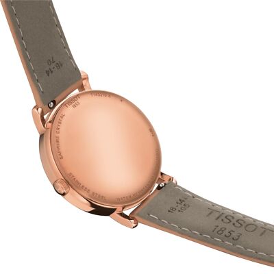 Pre-owned Tissot Beige Womens Analogue Watch Everytime T1432103601100
