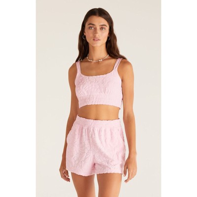 Z Supply Sunkissed Terry Bra - Paradise Pink NWT SIZE S