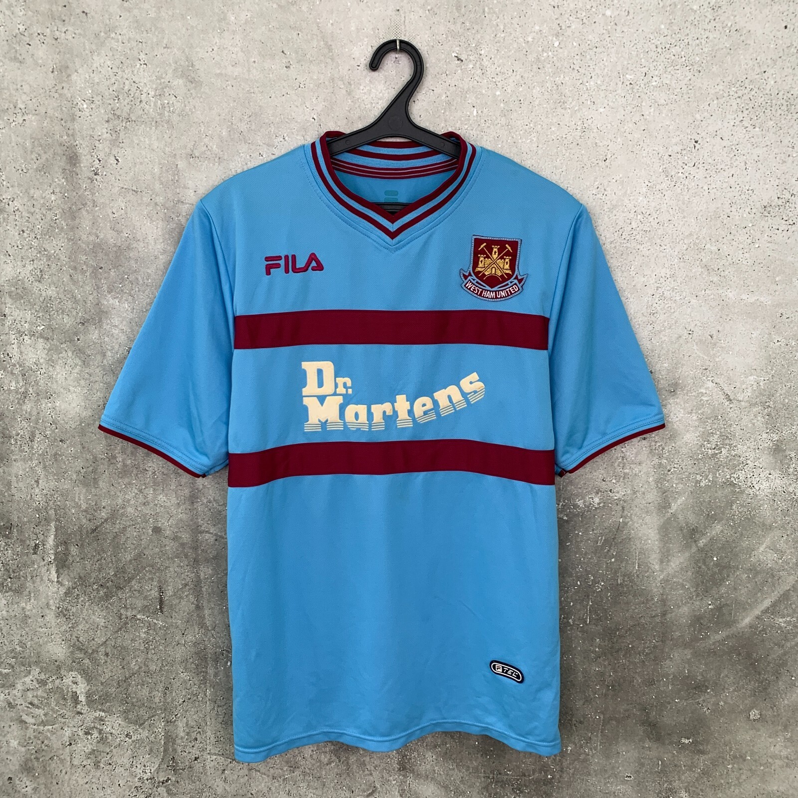 WEST HAM UNITED 2001 2002 2003 AWAY FOOTBALL SHIRT FILA