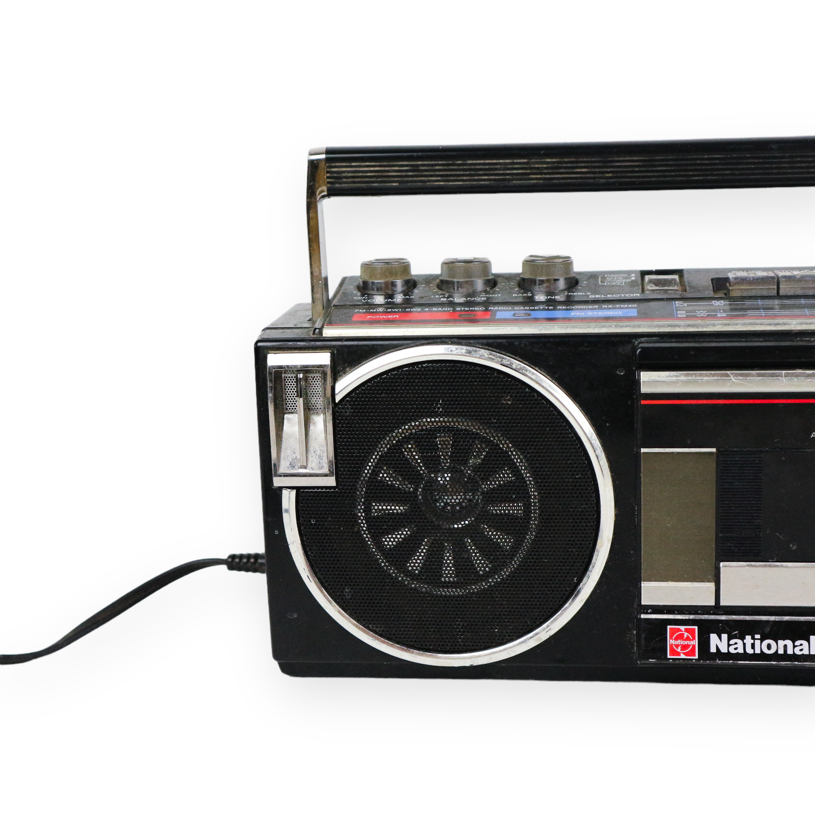 National RX-FM30F Vintage Stereo Radio Cassette Player Tape Recorder Rare - Picture 3 of 12