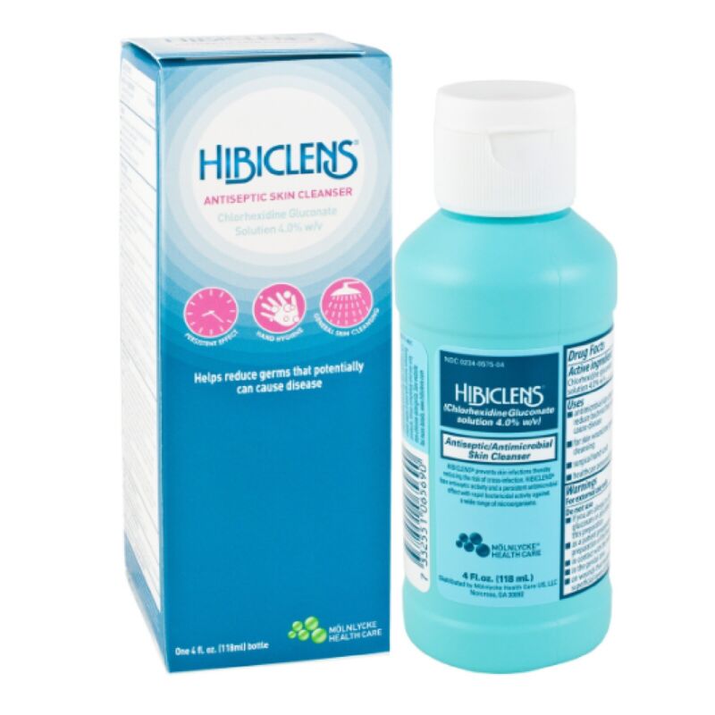 Hibiclens Chlorhexidine Gluconate 4% Antimicrobial Skin Cleanser Solution 4oz