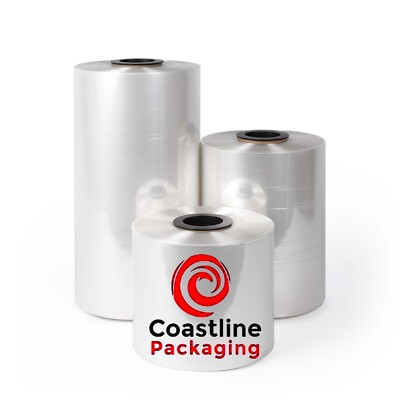 INDUSTRIAL POLYOLEFIN HEAT SHRINK FILM PICK VARIATIONS GAUGE WIDTH, NEW FREE S&H